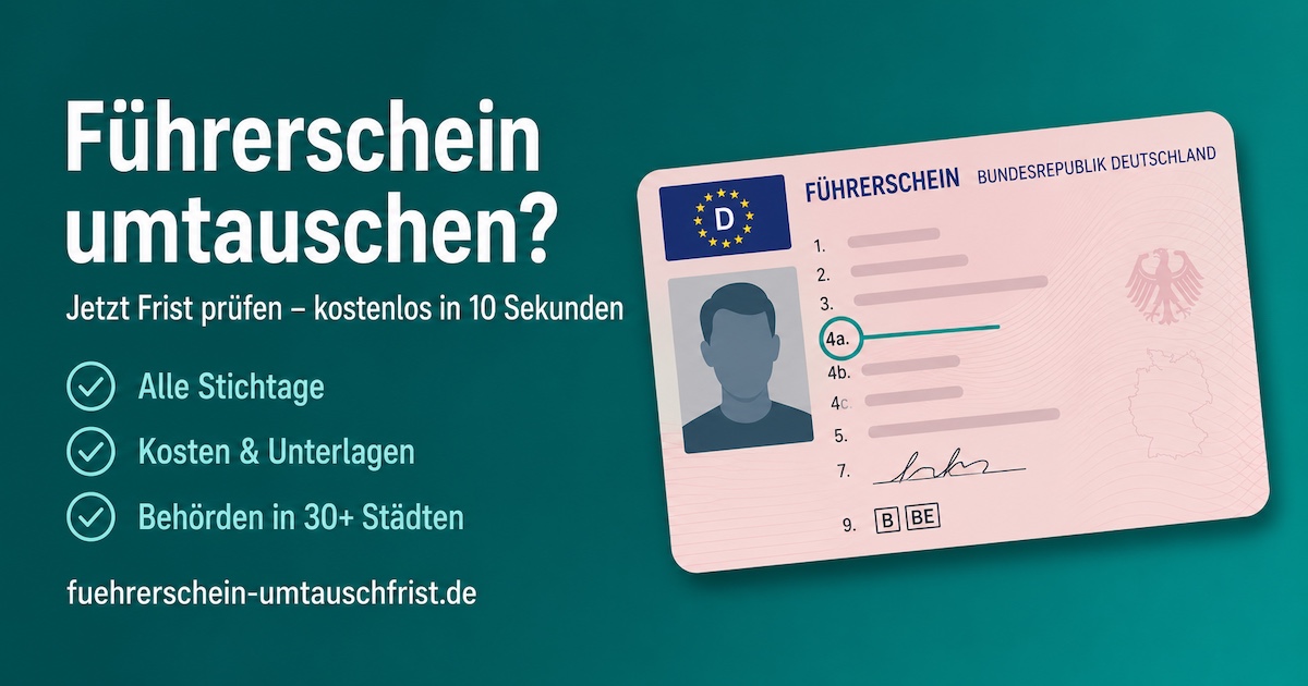 Wie Lange Dauert Fhrerschein Umtausch